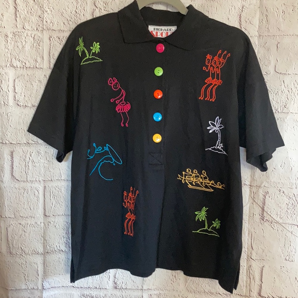 Richard Sport Fun Vacation Top Size Large